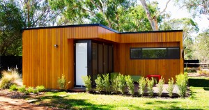 Pod style home Guildford exterior