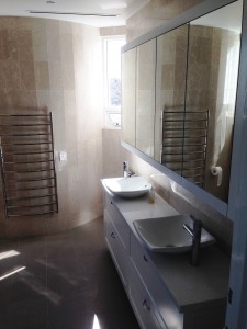 Executive refurbishment of highrise apartment in Crawley, Perth