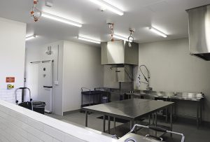 commercial kitchen